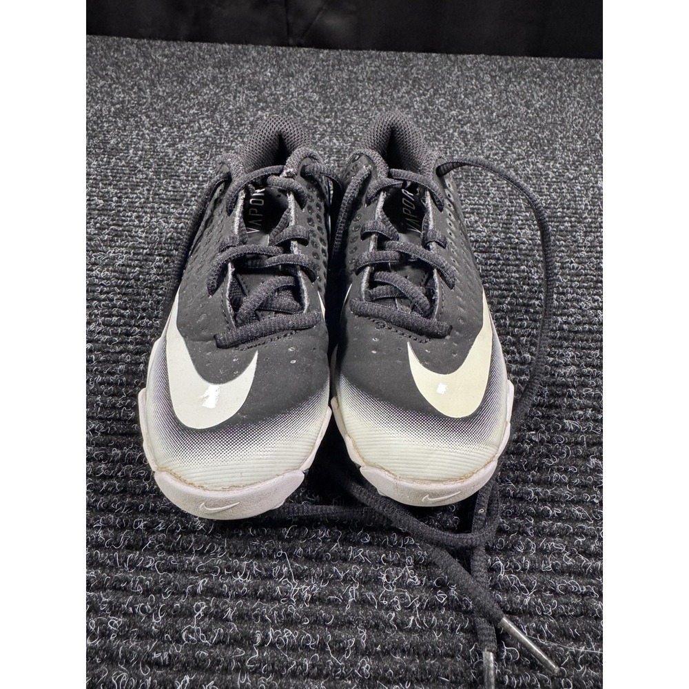 Nike Vapor Ultrafly 2 Keystone Baseball Cleats Youth 13C Black White AQ8111-003
